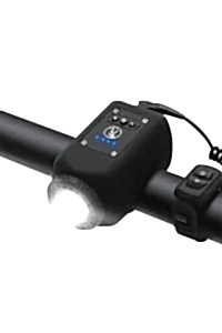 XBYC 6128 Usb Şarjlı Bisiklet Işıklı Korna Siyah