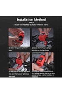 XBYC 6128 Usb Şarjlı Bisiklet Işıklı Korna Siyah