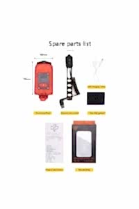 XBYC 6128 Usb Şarjlı Bisiklet Işıklı Korna Kırmızı