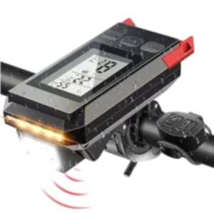 XBYC 6145 MT-088 Usb Şarjlı Ön Işık Korna Km Saati 450 Lümen