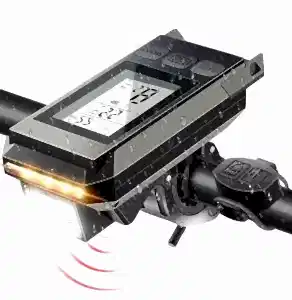 XBYC 6145 MT-088 Usb Şarjlı Ön Işık Korna Km Saati 450 Lümen