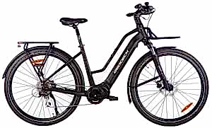 Geotech Aura 28 Jant Elektrikli Şehir Tur Bisikleti Mat Siyah 2025