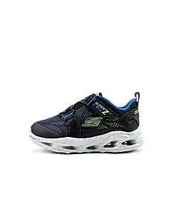 Skechers Vortex - Flash - Denlo Küçük Erkek Çocuk Siyah Işıklı Spor Ayakkabı
