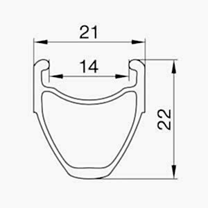 REMERX Alcyon 28'' 20 Delik Alüminyum Jant Çemberi